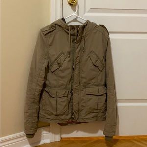 TNA Military Platoon Jacket in Beige